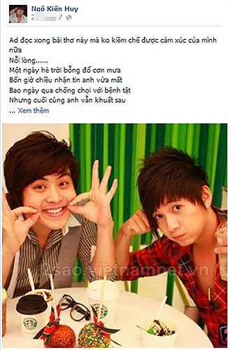 Ngô Kiến Huy tiễn Wanbi về, không giấu được nỗi buồn.