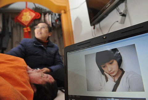 Bức ảnh của Zhou trước khi tai nạn