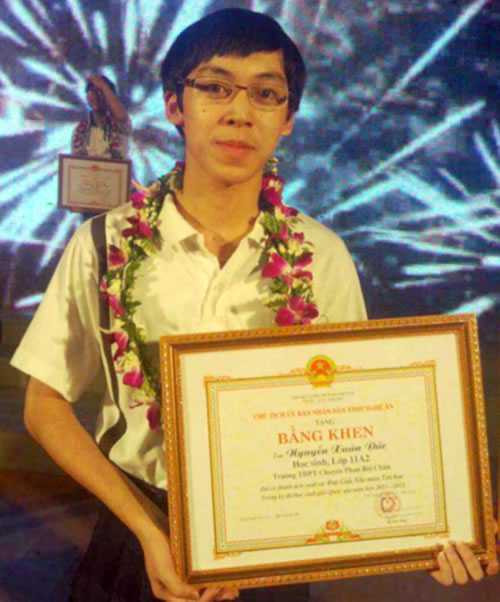 thủ khoa đầu tiên, thủ khoa xứ nghệ, thủ khoa 2013, nguyễn xuân đức