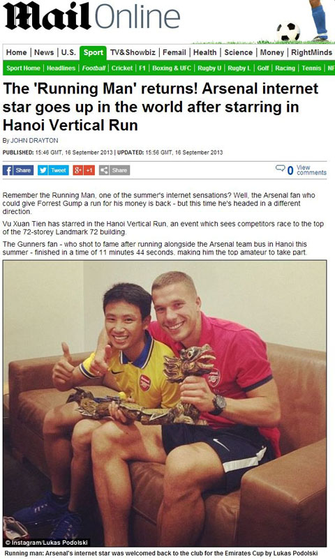 running man daily mail