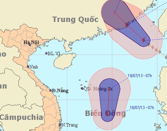 áp thấp mới, biển đông, bão cimaron