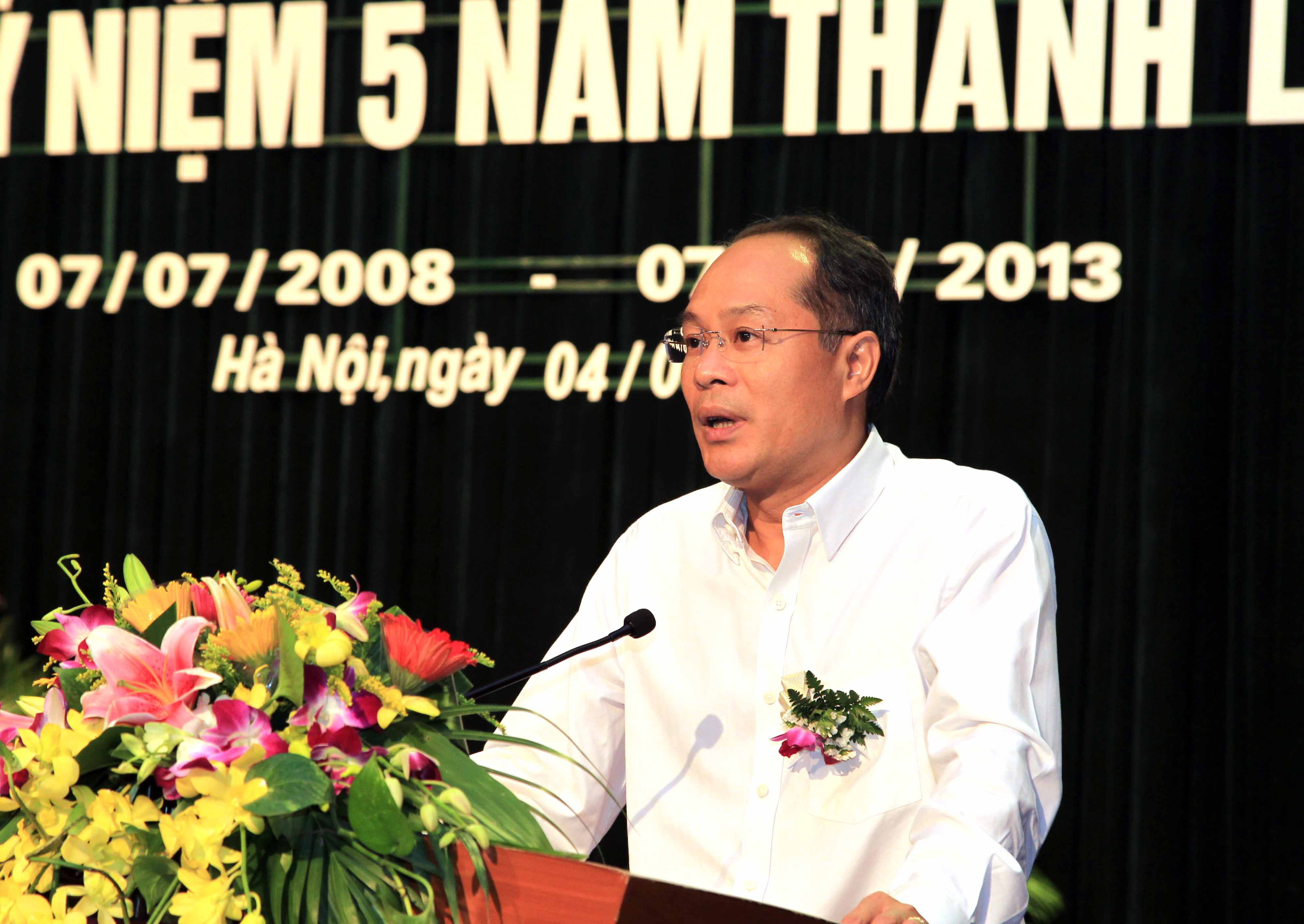 Ông Lưu Vũ Hải, Chủ tịch Hội đồng thành viên VTC phát biểu chỉ đạo tại buổi lễ 