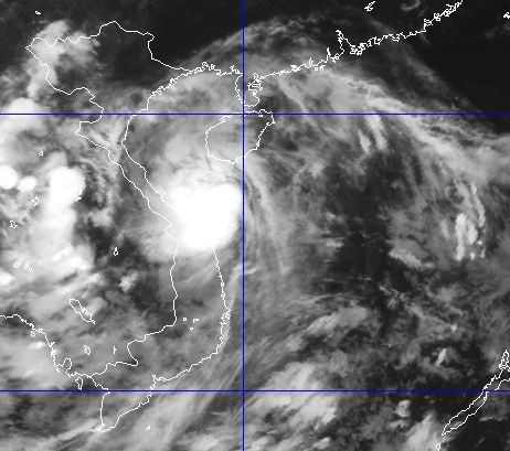 bão số 6, bão gần bờ, mưa lớn, áp thấp, vịnh bắc bộ 