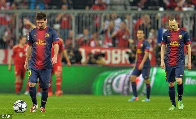 Messi và đồng đội thua tâm phục khẩu phục Bayern.