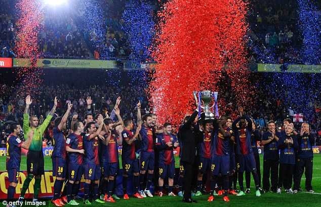 Barca đăng quang