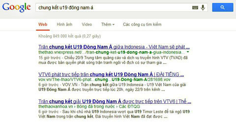 google u19 việt nam