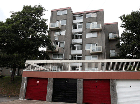 Tòa chung cư nơi đã xảy ra tai nạn