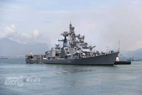 khu trục, chiến hạm, hải quân, Ấn Độ, Đà Nẵng