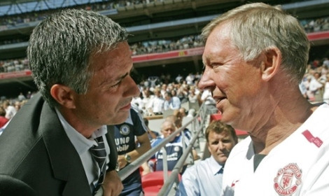 Mourinho và Alex Ferguson
