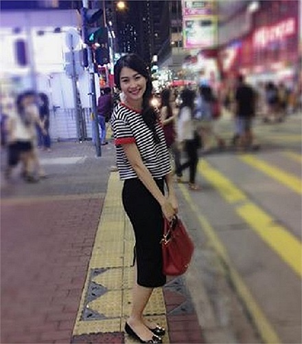 Hoa hậu Thu Thảo mặc đồ dễ thương.