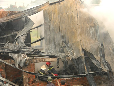 TX. Dĩ An, công nhân, thiệt hại, di dời tài sản