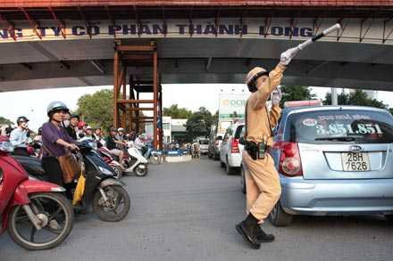 Hệ thống cầu vượt nhẹ được cho là góp phần giải toả ùn tắc giao thông. Ảnh: Hải Nguyễn