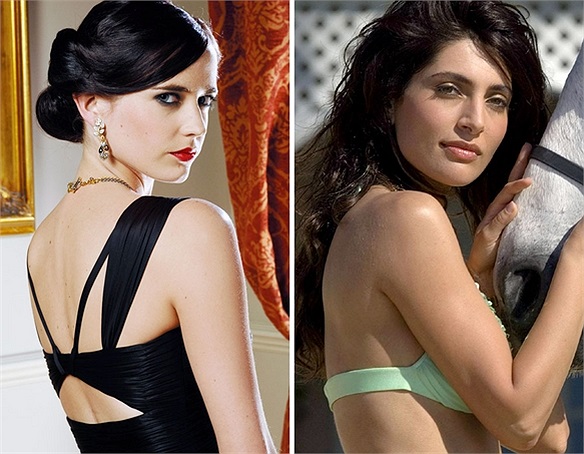 Casino Royale: Vesper Lynd (Eva Green đóng) và Solange Dimitrios (Caterina Murino đóng) đều sở hữu vẻ đẹp ngọt ngào, quyến rũ.