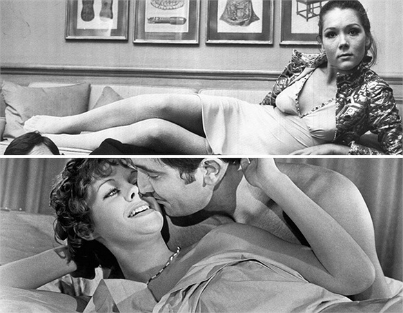 On Her Majesty's Secret Service: Teresa di Vicenzo (Diana Rigg đóng) và Ruby (Angela Scoular)