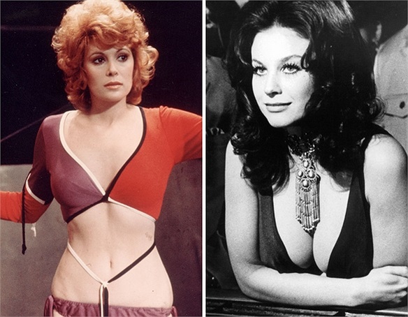 Diamonds Are Forever: Tiffany Case (Jill St. John đóng) và Plenty O'Toole (Lana Wood đóng)