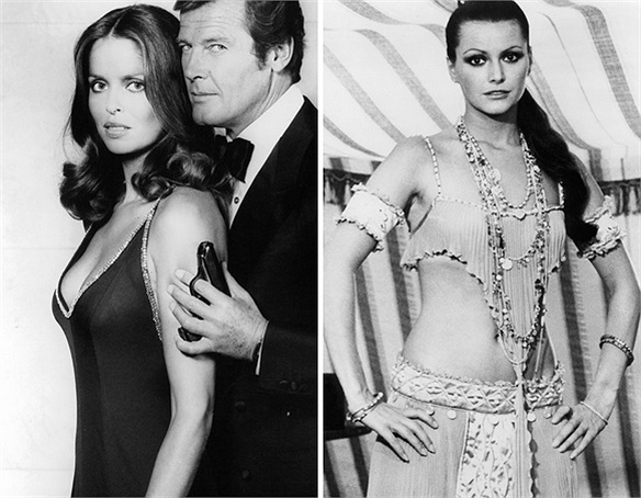 The Spy Who Loved Me: Anya Amasova (Barbara Bach đóng) và Arab Beauty (Anika Pavel đóng) khiến khán giả ngất ngây bởi hai kiều nữ này không chỉ xinh đẹp còn sở hữu vóc dáng đáng ghen tị.