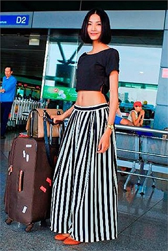 Hoàng Thùy chia sẻ bức ảnh lên đường đi Mông Cổ.