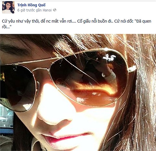 Hồng Quế và những tâm sự buồn trong tình yêu.