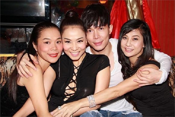 Mỹ Lệ, Thu Minh, Nathan Lee, Cát Phượng, những nghệ sỹ thân thiết ngoài cuộc sống đời thường.