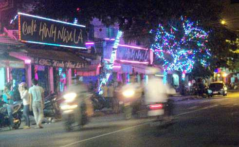 cà phê, khiêu khích, bắc hải, tphcm, tiếp viên