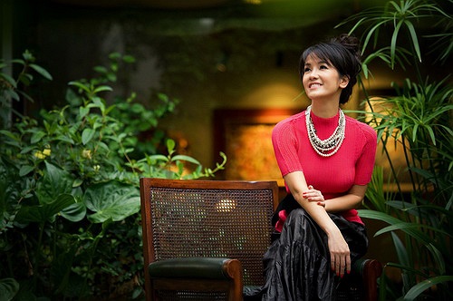 Tách biệt khỏi những ồn ào náo nhiệt của đời sống đô thị, diva Hồng Nhung chọn cho mình một không gian riêng hòa mình vào thiên nhiên.