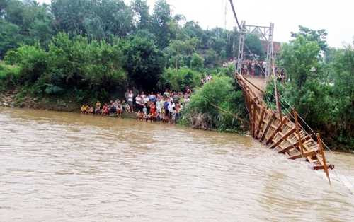 cầu treo; Phù Yên; Sơn La