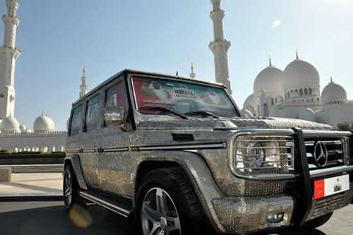 Cận cảnh 'xe độc' phủ đồng xu của đại gia Ả Rập