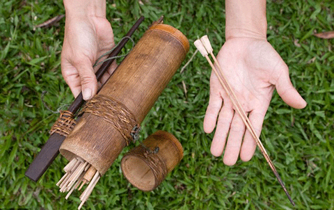 Súng thổi tiêu tự chế