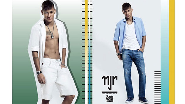 Neymar làm người mẫu đại diện cho hãng Rock&Soda