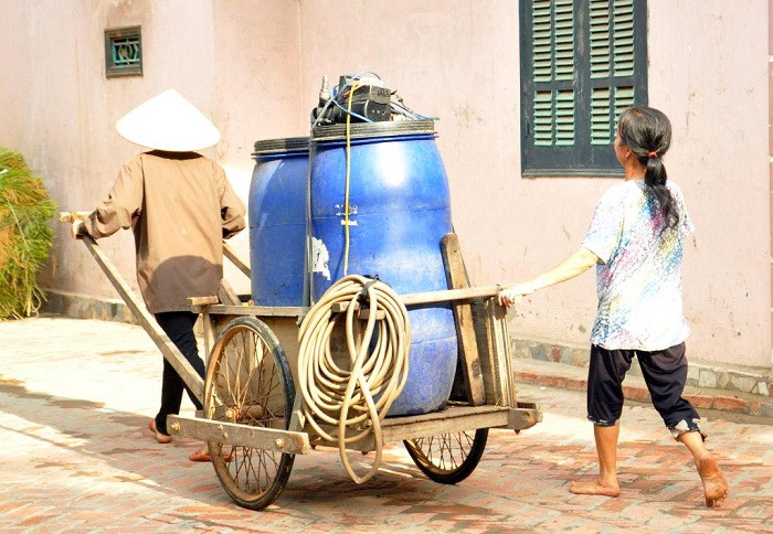 chàng sơn, khát nước, nước sạch