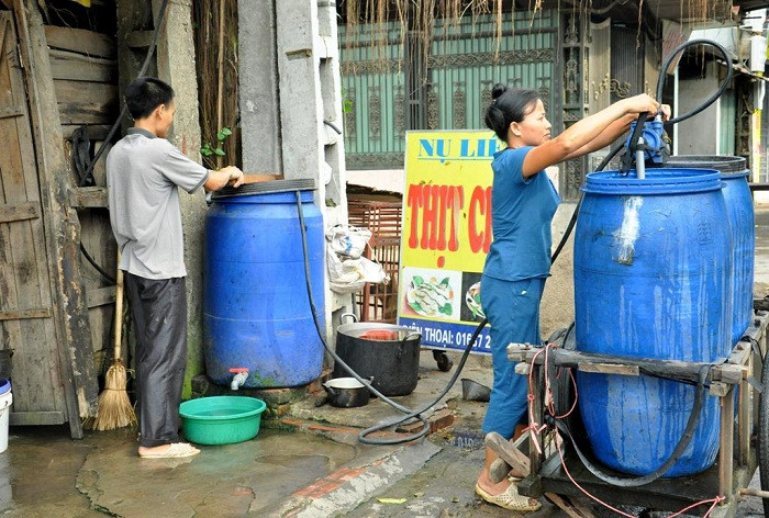 chàng sơn, khát nước, nước sạch