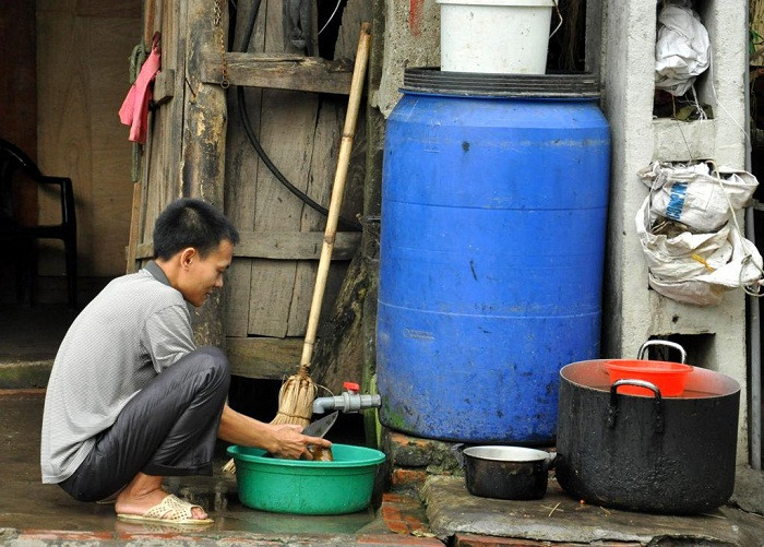chàng sơn, khát nước, nước sạch