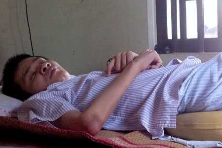 Anh Nguyễn Mạnh Cường người khuyết tật