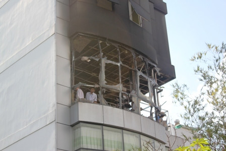 cháy trường cao đẳng