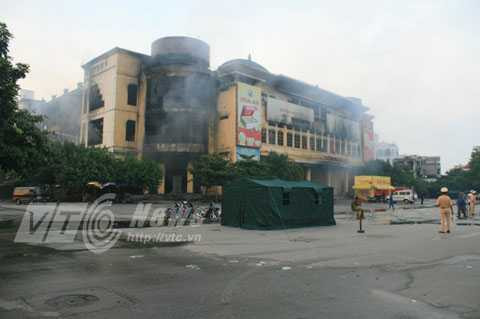 cháy TTTM Hải Dương, PCCC, UBND Thành phố Hải Dương, chợ tạm