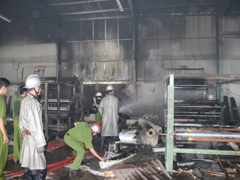 TP.HCM, Thủ Đức, cháy nhà xưởng, công nhân, bị bỏng
