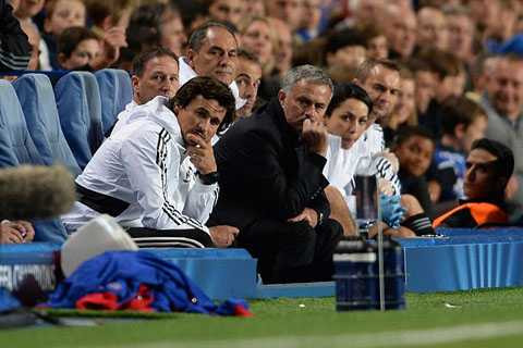 mourinho trên băng ghế huấn luyện