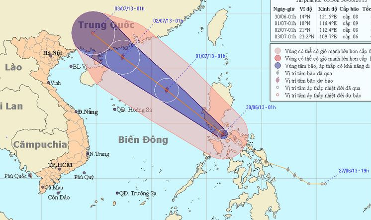 bão rumbia, áp thấp nhiệt đới, biển đông