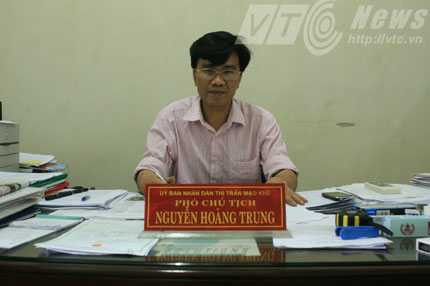 Ông Nguyễn Hoàng Trung - PCT UBND TT Mạo Khê