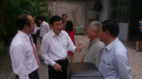 Chu tich nuoc, cu tri, TP.HCM.