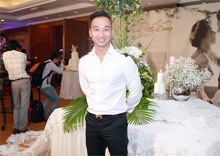 Diễn viên Thành Trung, bạn thân của Mỹ Dung cũng đến dự