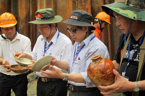 cổ vật, khai quật, con tàu đắm, quảng ngãi, chuyện chưa kể