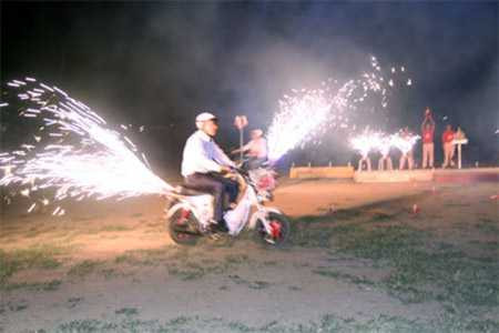 đốt pháo không tiếng nổ an toàn