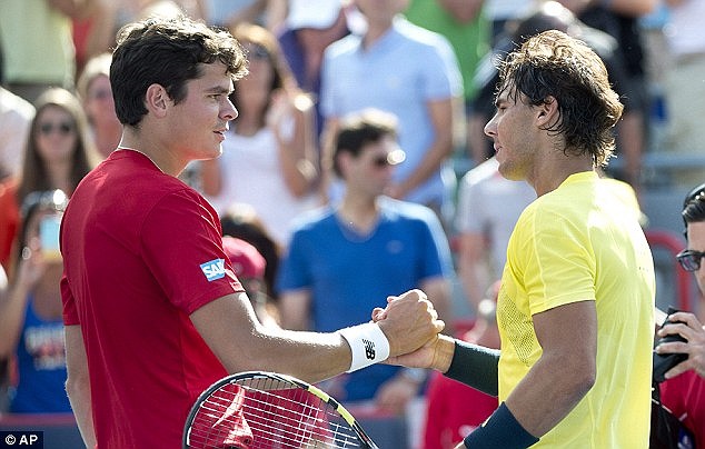 Nadal đánh bại Raonic ở Rogers Cup diễn ra tại Montreal
