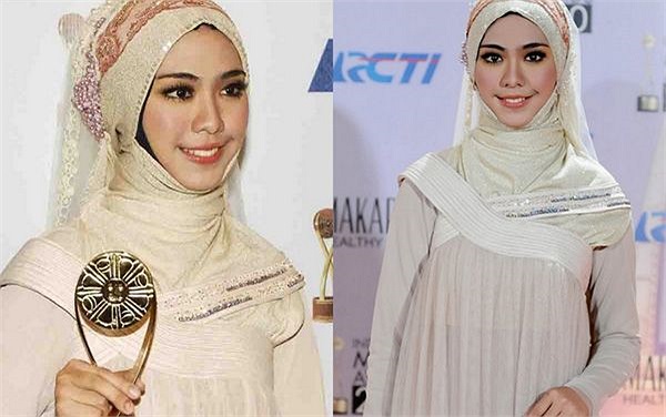 Oki Setiana Dewi còn được biết đến là một diễn viên xuất sắc, dù đã chấm dứt nghiệp diễn vào năm 2010 nhưng những gì mà cô đóng góp cho điện ảnh Hồi giáo thì vô cùng to lớn.