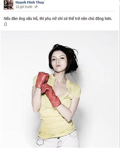 Hotgirl Thủy Top và triết lý, nếu đàn ông xấu hổ, phụ nữ có thể chủ động hơn.