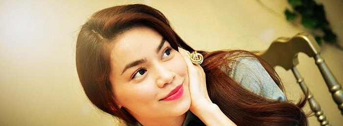 Hồ Ngọc Hà cực xinh đẹp trên bức ảnh bìa trên trang cá nhân.