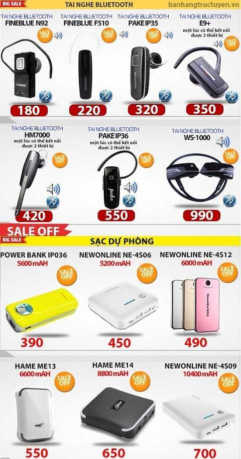 "Cơn sốt" điện thoại di động chỉ từ 349.000 đồng