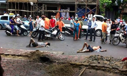 công nhân, điện giật, đào vỉa hè, ngành điện, sai phạm