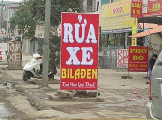 Trùm khủng bố Binladen mở cửa hàng rửa xe máy kiếm sống ở Việt Nam?(Theo Kiến thức)